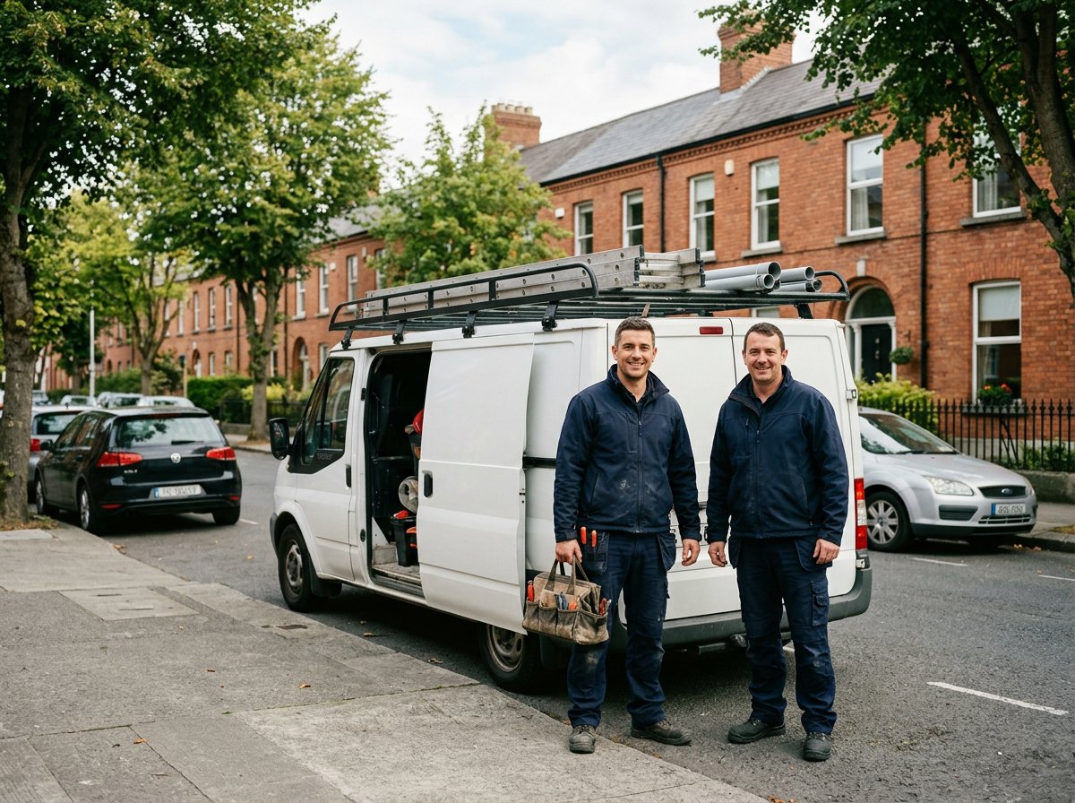 YAZ Electrical team on a job in Dublin