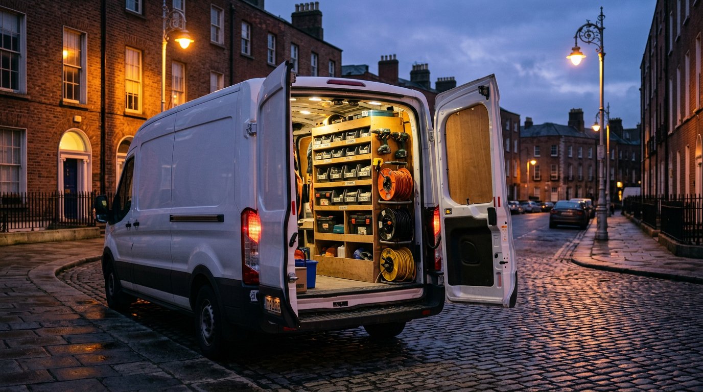YAZ emergency electrician attending a job in Dublin